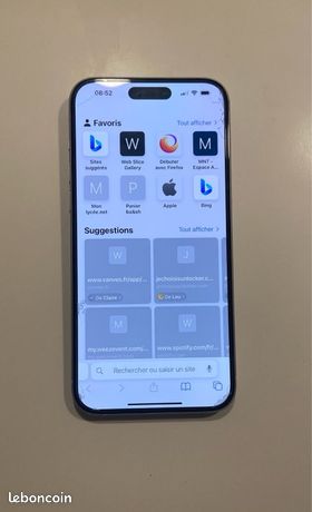 IPhone 15 plus bleu ciel 128 go