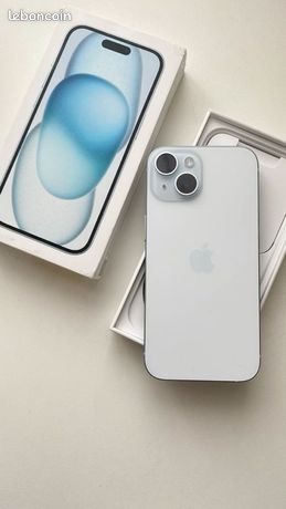Iphone 15 plus bleu
