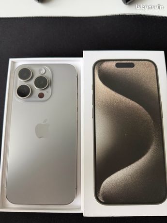 IPhone 15 pro 128 GO titane naturel
