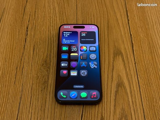 IPhone 15 Pro 128Go Titane Bleu