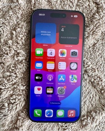 IPhone 15 pro 256GB comme neuf