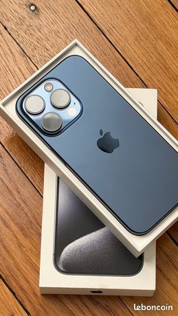 IPhone 15 Pro Bleu Titane 128 Go