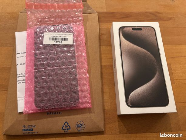 Iphone 15 Pro Max 256 go Reconditionné pas utilisé Titane Naturel