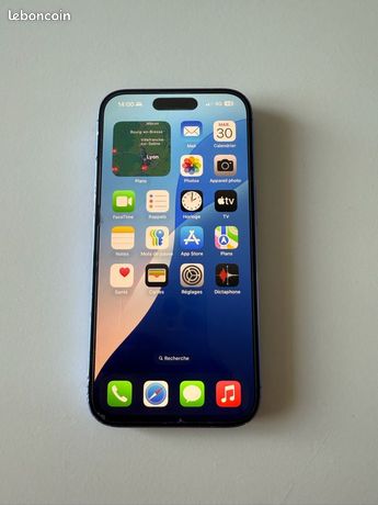 IPhone 16 bleu