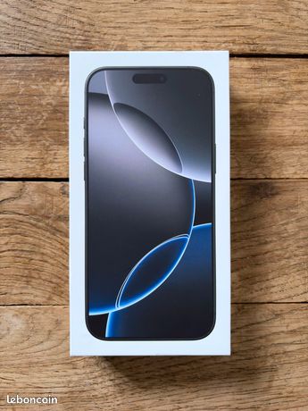 IPhone 16 Pro Max 256 Go Noir SCELLÉ / SANS FRAIS /