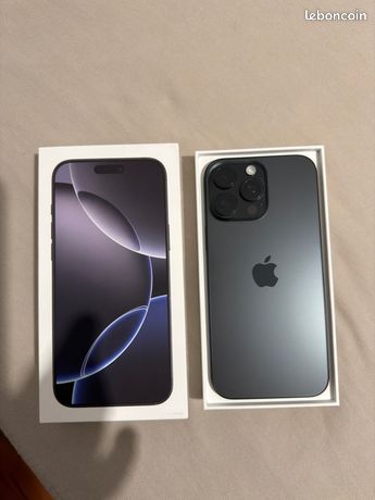 IPhone 16 pro Max 256 go noir