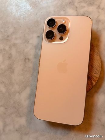 IPhone 16 Pro Max 512 Go Titane Sable du désert en parfait état