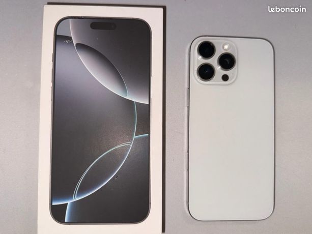 IPhone 16 pro Max blanc 256go