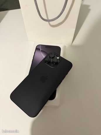 Iphone 16 pro max couleur noir