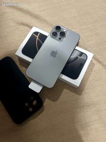 IPhone 16 pro Max Titane Naturel sous garanti