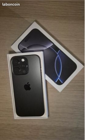 IPhone 16 pro Noir 128 Go