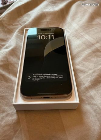 IPhone 16 pro sable titane