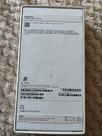 Iphone 16 pro titanium désert