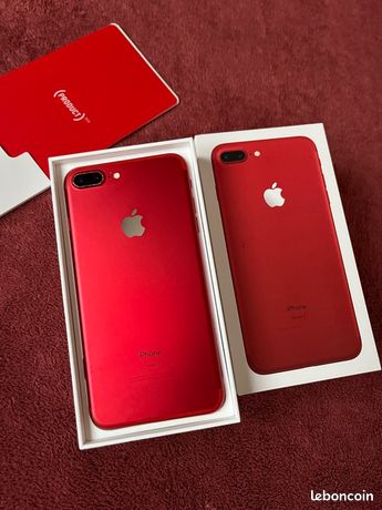 IPhone 7 Plus 128 Go Rouge Mat en excellent état