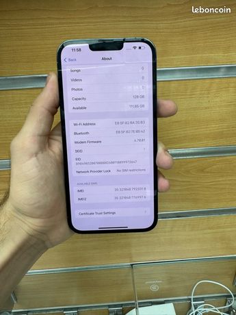 IPhone 13 Pro Max 128 Go »