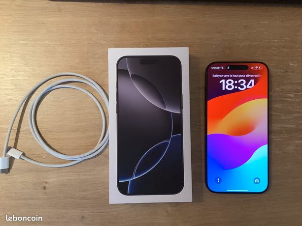 IPhone 16 Pro Max Noir 256 Gb