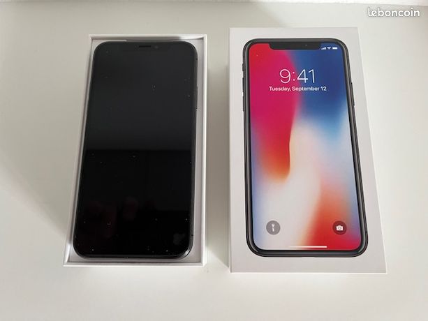 IPHONE X 256 Go gris sidéral IOS 16