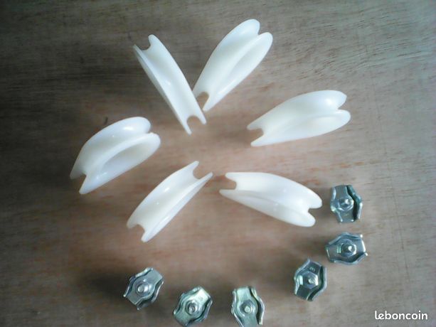 Isolateurs + serrre-câble