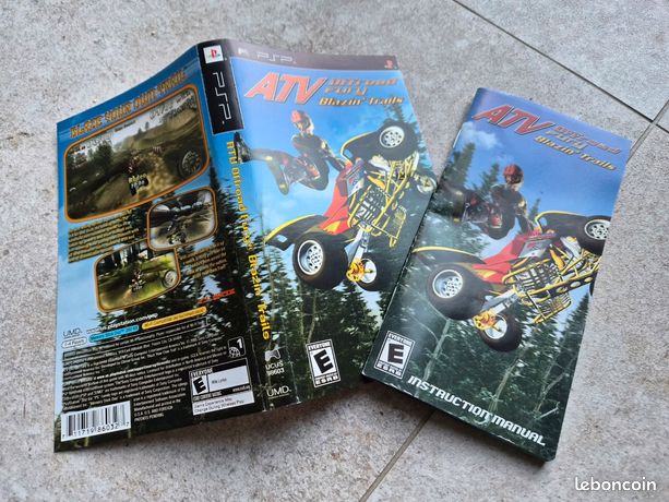 Jaquette et notice ATV Offroad Fury PSP