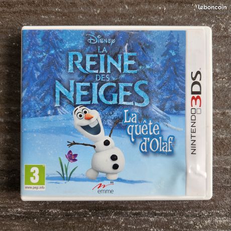 Jeu 3DS La Reine des Neiges La Quête d'Olaf
