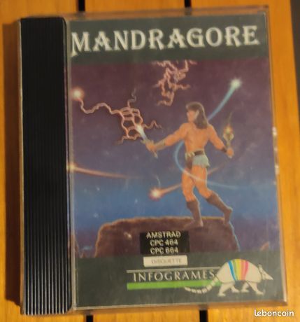 Jeu Amstrad CPC 464 - MANDRAGORE version française