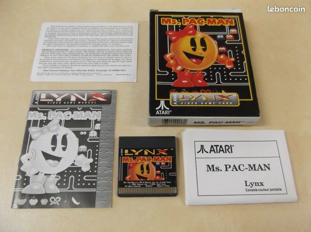 Jeu Atari Lynx Ms Pac-Man