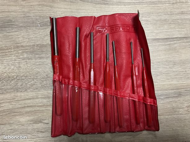 Jeu de 7 chasse-goupilles longs FACOM