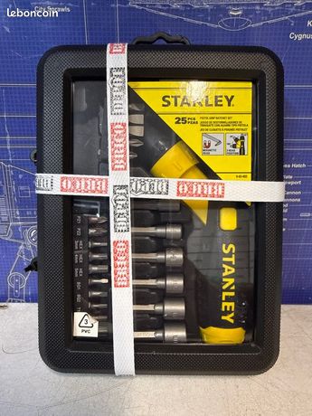 Jeu de cliquets à poignée pistolet Stanley