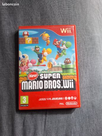 Jeu de wii super Mario bross