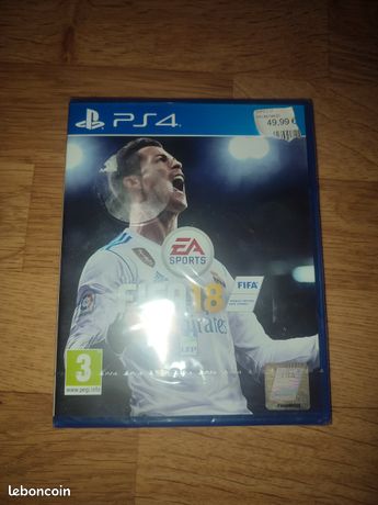 Jeu FIFA 18 POUR PS4 jamais utilisé sous blister