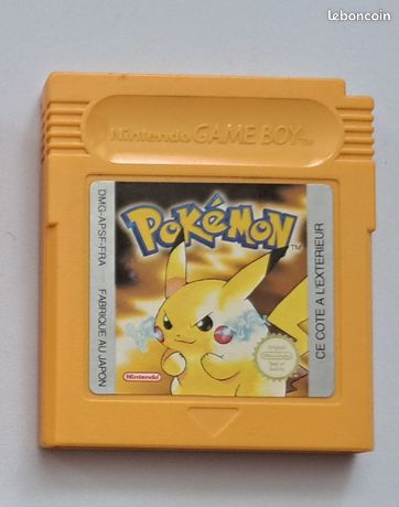 Jeu Game boy Color Pokémon JAUNE " Original" PILE NEUVE Excellent état