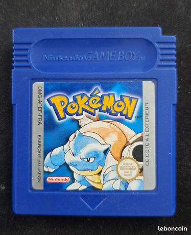 Jeu Game boy Pokémon BLEU " Original" PILE NEUVE