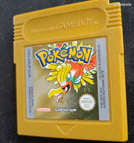 Jeu Game boy Pokémon GOLD VERSION " Original" PILE NEUVE EUR-Anglais