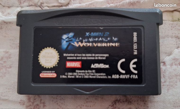 Jeu gameboy advance Xmen2