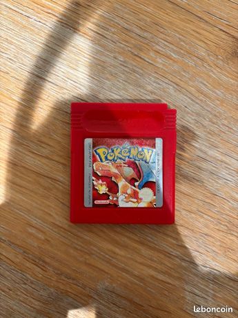Jeu gameboy Pokémon rouge