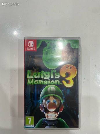 Jeu Nintendo switch Luigi mansion trois