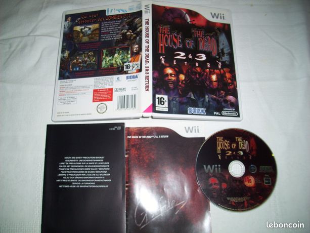 Jeu Nintendo Wii The House of the Dead 2 & 3 Return FR