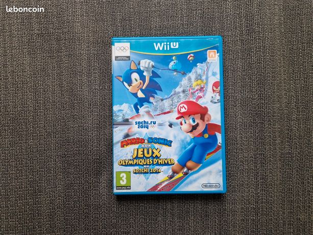 Jeu nintendo wii U mario et sonic aux jeux olympiques d'hiver de sotchi 2014