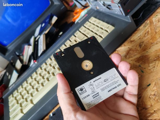 Jeu original disquette amstrad cpc Monopoly Leisure Genuis