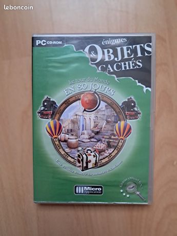 Jeu PC énigme et objets cachés le tour du monde en 80 jours