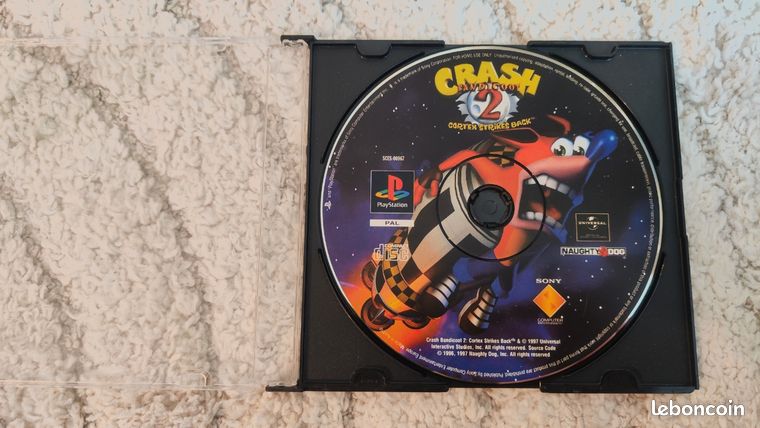 Jeu PlayStation 1 Crash Bandicoot 2 Ps1