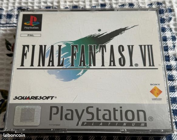 Jeu playstation 1 final fantasy VII