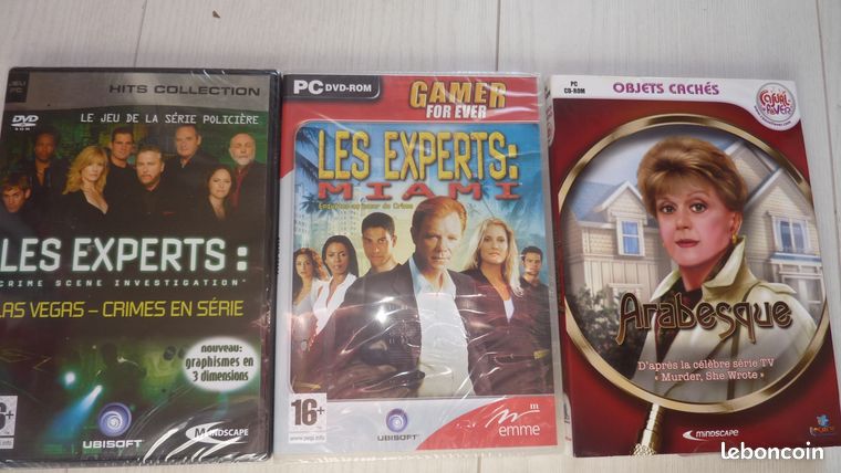 Jeu pour PC au choix séries télé menez l'enquète