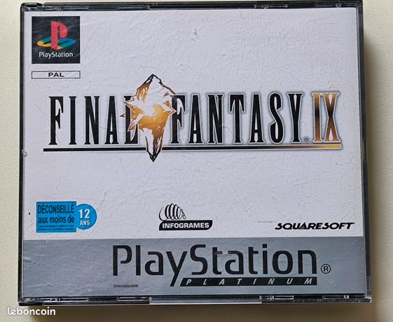 Jeu ps1 final fantasy 9 ix