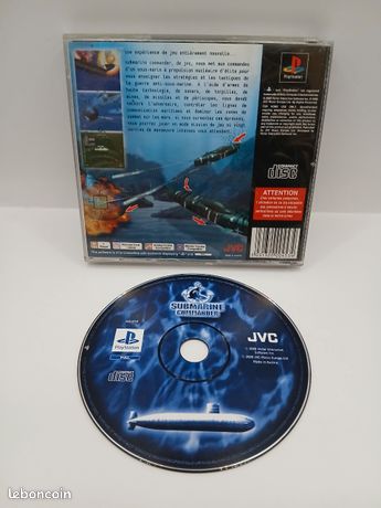 Jeu Ps1 Submarine Commander sans notice et jaquette
