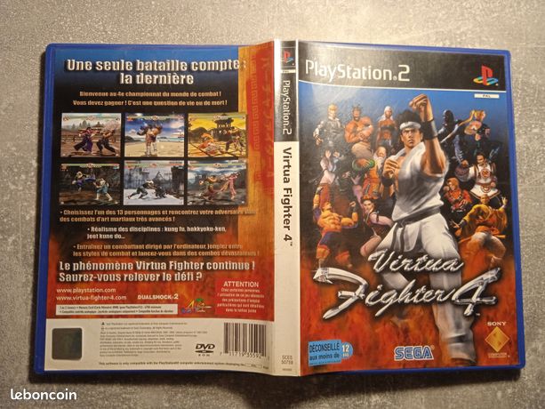 Jeu ps2 Virtua Fighter 4