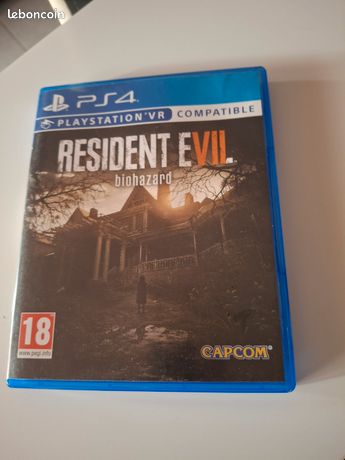 Jeu PS4 Résident Evil biohazard