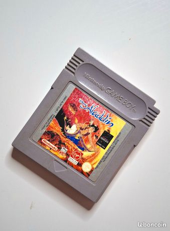 Jeu rétro Nintendo Game Boy Disney Aladdin