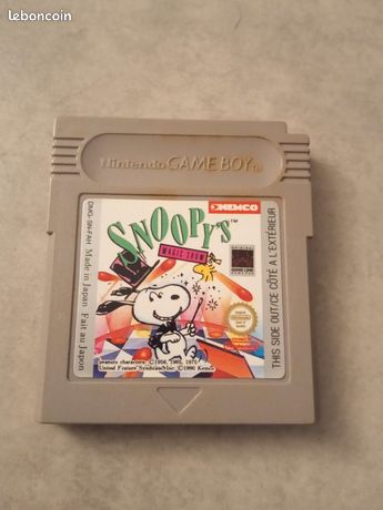 Jeu Snoopy's magic snow pour Gameboy