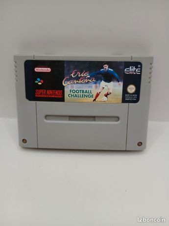 Jeu Super Nintendo Éric Cantona Football Challenge en l'oiseau